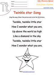 letter-t-song-worksheet